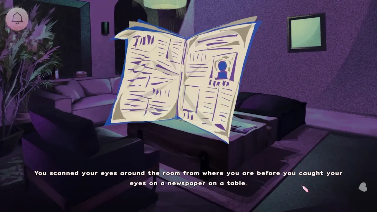 Helping Your Boyfriend newspaper on a table at night