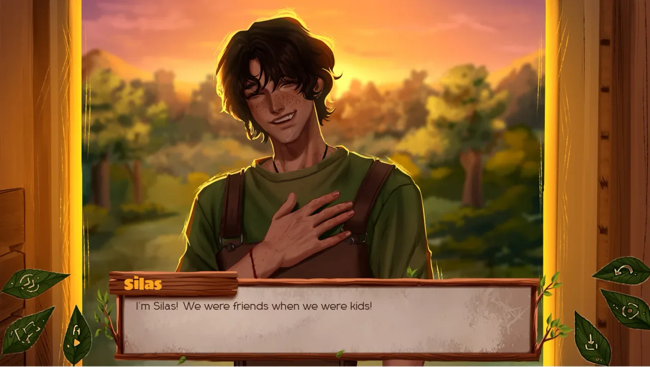 Silas introduces himself as a childhood friend in The False Sun